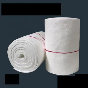 Manta de fibra kaowool de 6-50mm, manta de fibra cerámica aislante resistente al calor 1430C para revestimiento de horno