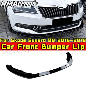 Lèvre de pare-chocs avant pour Skoda Superb B8, protection de pare-chocs, couvercle, accessoires de voiture pour Skoda Superb B8 2016-2018 - Product Image 2