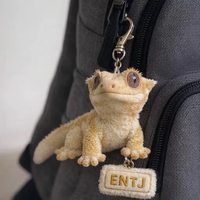 Pendentif de sac en peluche gecko mignon style ENTJ Xiaohongshu, en coton, cadeau pour amis, cadeau du Nouvel An