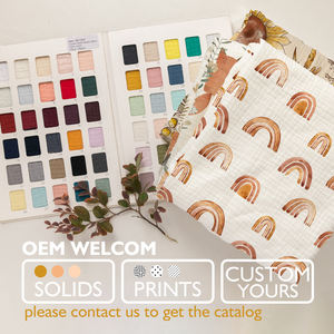 Super morbida e accogliente, su ordinazione il vostro formato 100% cotone organico doppio garza mussola del bambino <span class=keywords><strong>culla</strong></span> lenzuolo - Product Image 6