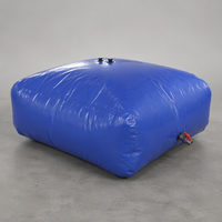 Réservoir souple en bâche PVC portable pour stockage d'eau pliable personnalisé 2000L-50000L Utilisation extérieure
