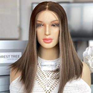 วิกผมชาวยุโรปที่ยังไม่ได้ผ่านการแปรรูป2025ผมชาวยิวความละเอียดสูงสำหรับผู้หญิงผิวขาว - Product Image 1