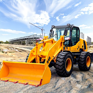 Shanwang Chargeur frontal à pneus 4x4 pour déneigement, nettoyage de fumier agricole et travaux de construction, capacité de déchargement avant 1000 kg 35 - Product Image 1