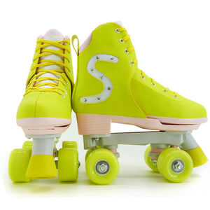 Chaussures de skate à quatre roues en aluminium pour femmes, patins de sport professionnels de haute qualité, roulettes quantes, - Product Image 3