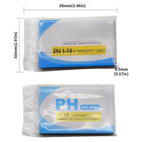80 bandelettes/paquet professionnel PH 1-14 bandelettes de testeur de papier de tournesol eau cosmétiques bande de Test d'acidité du sol outil de Test de papier