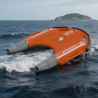 Bateau de sauvetage aquatique professionnel à grande vitesse, télécommandé, avec équipement d'auto-redressement automatique