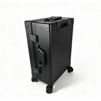 Valise de voyage de luxe à roulettes grande capacité en EVA avec organisateur de cartes multi-emplacements pour salons de cartes et collections personnelles