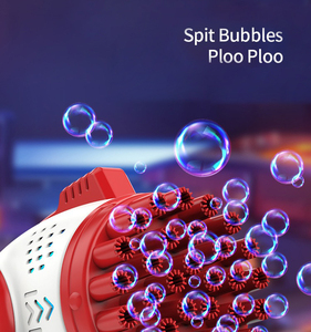 Pistola de Burbujas Eléctrica LED Unisex, 29 Agujeros, Tipo Gatling, de Plástico ABS, Marca <span class=keywords><strong>MOCO</strong></span>, para Niños, Diversión al Aire Libre en Verano - Product Image 5