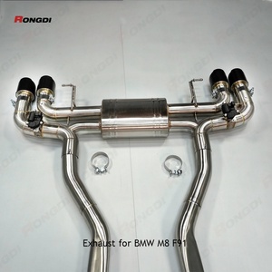 Sistema de Escape Catback de Alta Versatilidad en Acero Inoxidable SUS304 para BMW M8 F91 2019+ S63 4.4T, Mejora para Vehículos con Tecnología de Escape Superior - Product Image 3