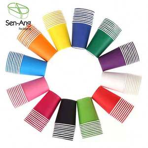 Vaso de Papel Desechable de Pared Simple para Alimentos, con Logotipo Personalizado, para Tequila y Café, Senang08, Buena Venta - Product Image 4