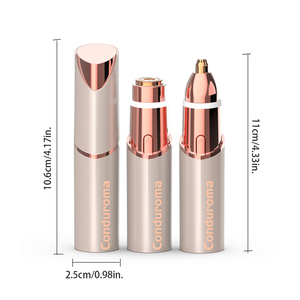 Coduroma-Épilateur à sourcils électrique indolore pour <span class=keywords><strong>femme</strong></span> avec lumière LED pour épilation instantanée et indolore - Product Image 6