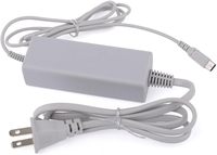 Adaptateur de chargeur mural de remplacement pour Nintendo Wii U Gamepad Gris
