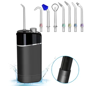 נייד לשימוש ביתי שיניים טיפול מנקה שיניים בחוט דנטלי חשמלי קולי שיניים אוראלי ניקוי משטף מים Flosser