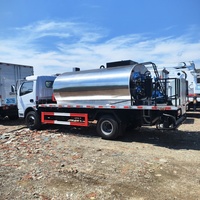 Mini asphalte nid de poule réparation route Construction Machine camion petit bitume chauffé épandeur pulvérisateur camions et puce scellant