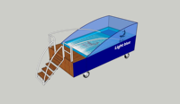Machine à faire des vagues artificielles mobiles pour usage commercial - Construction en acier, simulateur de vagues non gonflable pour la maison, le parc aquatique et l'aventure