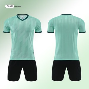 Seragam Sepak Bola Kelas Atas Pria Dewasa Cepat Kering Lengan Pendek Latihan Kompetisi Seragam Tim Jersey Olahraga Kustom - Product Image 3