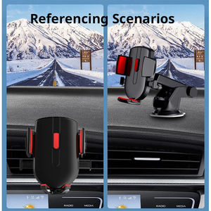 Soporte de teléfono para coche con ventosa, soporte manos libres para teléfono móvil para salpicadero, parabrisas y rejilla de ventilación - Product Image 4