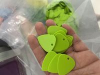 Guitar Stringed Accessories Celluloid Guitar Picks with Holes 0.71mm Plectrum for Guitar Player Necklace