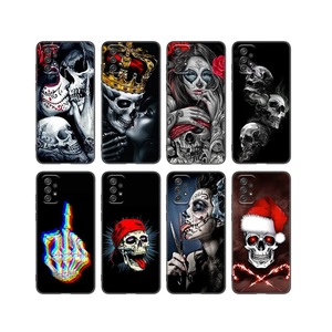 1000 Designs Benutzer definierte Schädel Skelett Blumen Fall für Samsung S24 Plus Ultra A71 A23 A14 A05 A04S Druck Sublimation Telefon Fall - Product Image 1