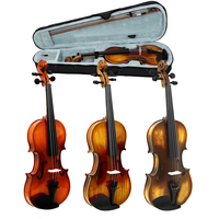 Hot Wholesale Astonvilla Violon AV-207 Prix bon marché Accessoires de corps en tilleul faits à la main 4/4 Matériau en bois massif Violon avec étui
