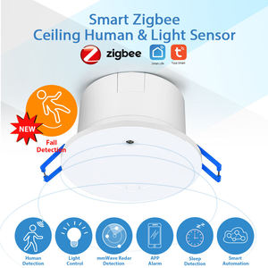 Détecteur de Présence Humaine ZB-PIR-X Tuya Zigbee avec Capteur de Luminosité et Détection de Chute, 110V-240V - Product Image 6