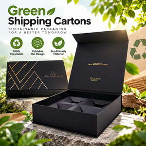 <b>Bee</b> Custom-Fit Black Magnetic <b>Gift</b> Box with Foam Insert, 2mm Cardboard and Matte Finish for Online Retail - Product Image 1