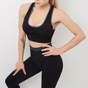 Conjunto Deportivo CIYING para Mujer, Leggings y Top sin Costuras con Efecto Push-Up, Cintura en V, para Fitness y Entrenamiento, 2 Piezas, con Logotipo Personalizado - Product Image 2