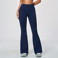 Legging de yoga taille haute uni pêche grande taille respirant sans couture avec logo personnalisé, extensible dans les quatre sens, pour fitness et sport, effet froncé aux fesses