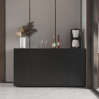 Commode de rangement moderne et contemporaine en bois massif écologique avec coiffeuse intégrée pour chambre à coucher