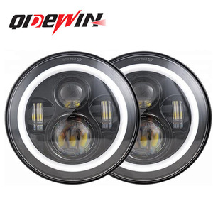 Faros LED de 7 Pulgadas con Ojo de Ángel, Redondos, para Modificación de Autos y Motocicletas Todoterreno, Fuente de Alimentación de 60W CC - Product Image 3