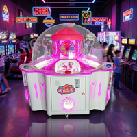 Machine de jeu à monnayeur pour 4 joueurs, style île, avec système de rotation de prix, machine distributrice de cadeaux d'arcade pour aire de jeux pour enfants