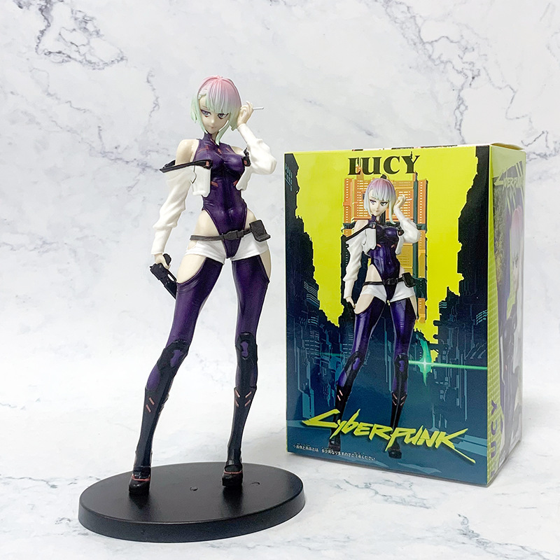 22CM in Stock Anime Figure Edgerunners Figurine PVC Lucyna