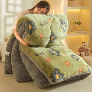 Ấm áp thoải mái bông tuyết flannel cừu flannel chăn hai mặt flannel thoáng khí mùa đông chăn lõi - Product Image 2