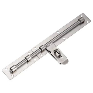 Perno de puerta de acero inoxidable de alta resistencia, montaje en superficie, diseño tradicional para puertas de madera - Product Image 4