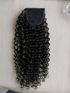 Extensiones de Cabello Humano Remy Virgen Brasileño en Cola de Caballo, Ondas de Agua y Ondas Corporales, con Clip Envolvente - Product Image 3