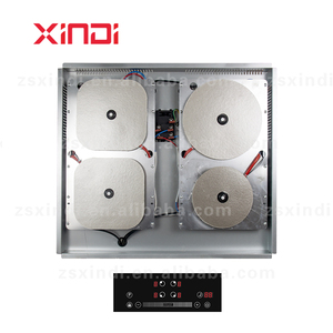 Placa <span class=keywords><strong>de</strong></span> Inducción Invisible <span class=keywords><strong>de</strong></span> <span class=keywords><strong>4</strong></span> Quemadores con Panel <span class=keywords><strong>de</strong></span> Vidrio Templado, Electrodoméstico <span class=keywords><strong>de</strong></span> Cocina Portátil - Product Image 2