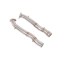 Sistema de Escape Delantero de Alta Calidad en Acero Inoxidable SS304 para Aston Martin DB11 4.0T V8 2017-2023, Liberando el Potencial de Modificación del Motor