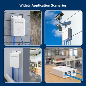 4 cổng ngoài trời PoE <span class=keywords><strong>Extender</strong></span> 1in3 ra IEEE802.3af/tại <span class=keywords><strong>Mini</strong></span> 4 kênh PoE Repeater mạng không thấm nước mở rộng cho CCTV Camera - Product Image 6