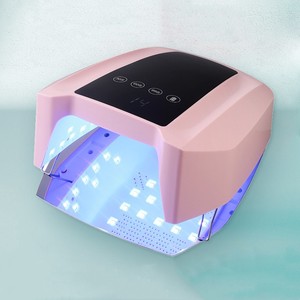 Factory Directly Sale New S90 Fast Drying 72W Rechargeable White Pink UV/LED Nail Dryer <b>Lamp</b> 30s/60s/99s <b>Timer</b> for Nail Salon - Product Image 1