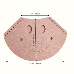 Smiling Face Pu Leather <b>Bookmark</b> Cute Page Corner Marker Accessory for Book Lovers <b>Gift</b> - Product Image 6