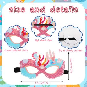 <span class=keywords><strong>Maschera</strong></span> Occhiali di Carta a Tema Sirena, Accessori <span class=keywords><strong>per</strong></span> Foto Booth Estivi da Spiaggia, <span class=keywords><strong>per</strong></span> Feste di Compleanno <span class=keywords><strong>per</strong></span> <span class=keywords><strong>Adulti</strong></span>, Decorazioni <span class=keywords><strong>per</strong></span> Feste a Tema Sirena - Product Image 2