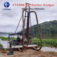 Drague à aspiration à jet avancée pour la prospection commerciale de sable de rivière et les projets de retrait de sédiments