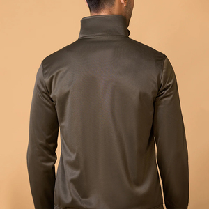 Custom Made Men's Slim Fit Full Zip <b>Polyester</b> <b>Tracksuit</b> Latest Customized Design Winter Men Zipper <b>Tracksuit</b> For Sale - Product Image 5
