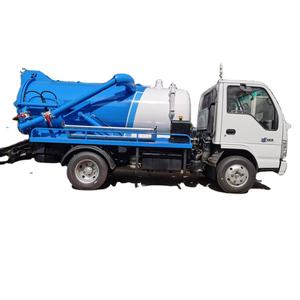 Camión de Succión de Aguas Residuales ISUZU Nuevo, Manual, Diésel, Todoterreno, 5m3, para Drenaje de Alcantarillado, Limpieza de Inodoros, Recolección de Fecales, Capacidad de 1-10T - Product Image 1