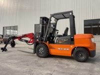 A 2.5-ton Forklift with a Telescopic Boom, with a Working Radius of 6.2 Meters.