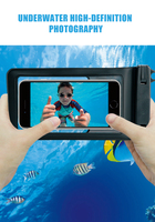 Vente flash - Étui pour téléphone portable - Sac étanche avec cordon - Sac étanche universel pour téléphone portable en PVC