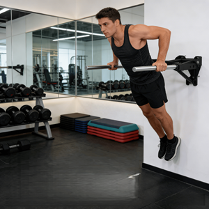 VIGFIT Agarraderas Reforzadas de Alta Resistencia para Montaje <span class=keywords><strong>en</strong></span> Pared, Equipo de Entrenamiento con Peso Corporal, Máquina de Fuerza para Entrenamiento <span class=keywords><strong>en</strong></span> Gimnasio <span class=keywords><strong>en</strong></span> Casa - Product Image 6