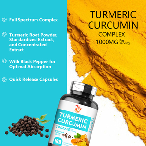 Cápsulas de Cúrcuma y Curcumina para Adultos, Personalizadas de Fábrica, Extractos Herbales, Salud de las Articulaciones, Promueven la Energía, Cápsulas para Mejorar la Función - Product Image 6