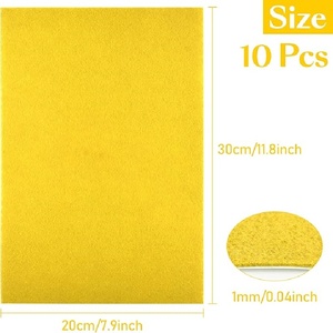 Feuilles de <span class=keywords><strong>tissu</strong></span> en feutre auto-adhésives 40 couleurs feutre arrière collant pour bricolage artisanat et doublures de tiroirs - Product Image 2