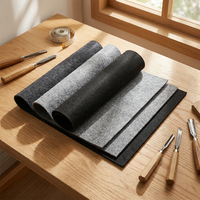 Tissu non tissé 100 % polyester personnalisé, résistant au rétrécissement, épaisseur 2 mm, 11 fils, couleur anthracite, pour boîtier d'enceinte